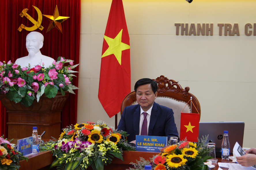 Phát biểu của Tổng Thanh tra Chính phủ Việt Nam Lê Minh Khái tại phiên khai mạc Diễn đàn trực tuyến toàn cầu về chống tham nhũng và liêm chính OECD.